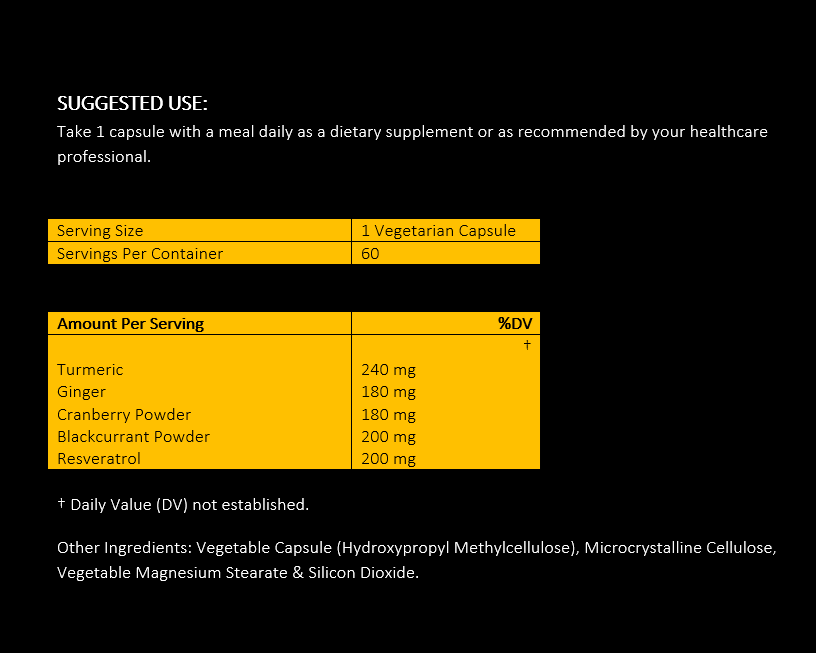 ANTI-INFLAMMATION (60 CAPS X 1000MG)